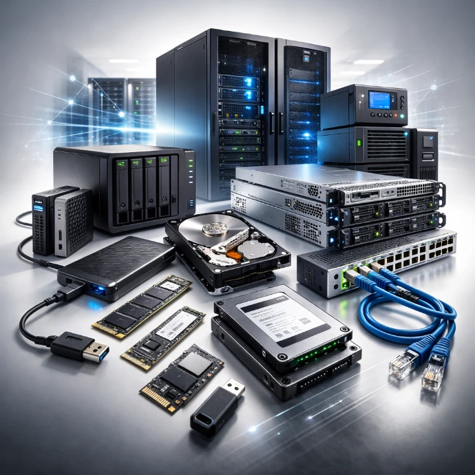 Lagring, server & infrastruktur