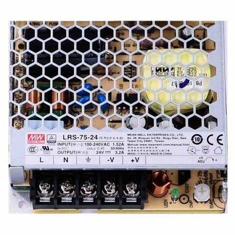 Powersupply 76,8W 24DC 3,2A