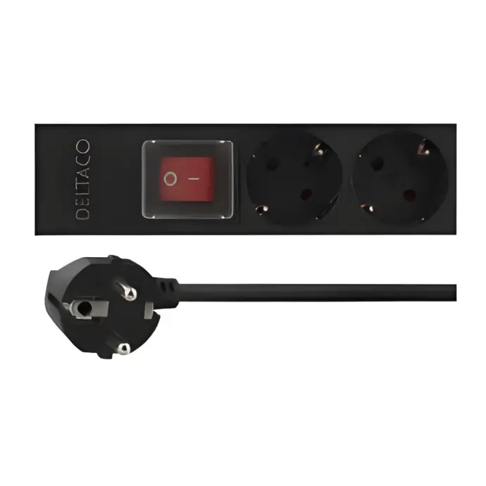 12 outlets and power switch