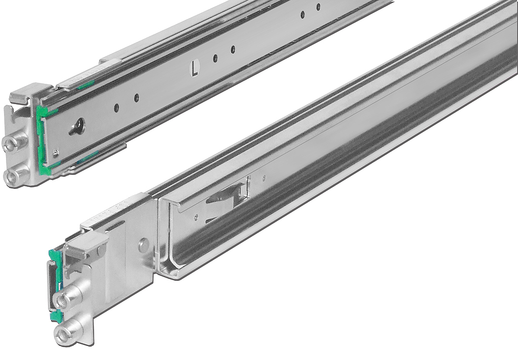 600mm 2-layer 3-travel universal slide rail