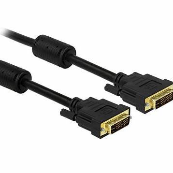 Cable DVI 24+5 male > DVI 24+5 male 5 m black