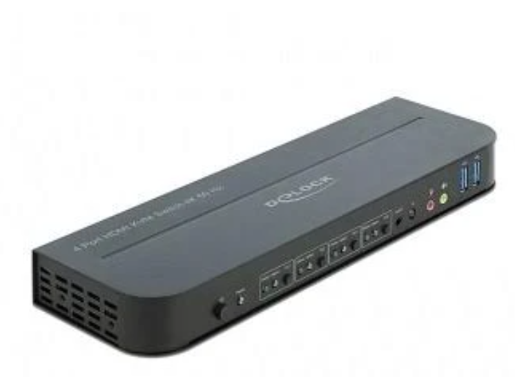 [11483] Delock HDMI KVM Switch 4K 60 Hz with USB 3.0 and Audio