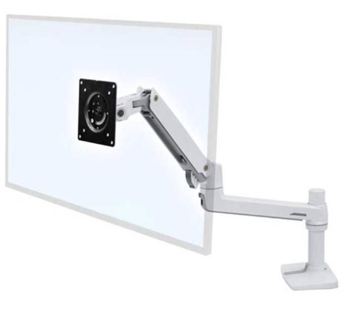 Ergotron LX monitorarm för LCD/TFT-monitor, vit, bord