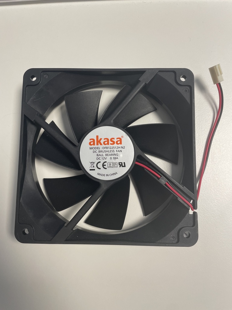 [FT-330-10] AKASA FLÄKT; 120x120x25mm, 2-pin, 10 cm DFB122512H N2