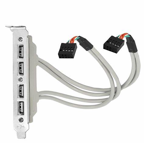 SLOT plate USB 2.0, bulk