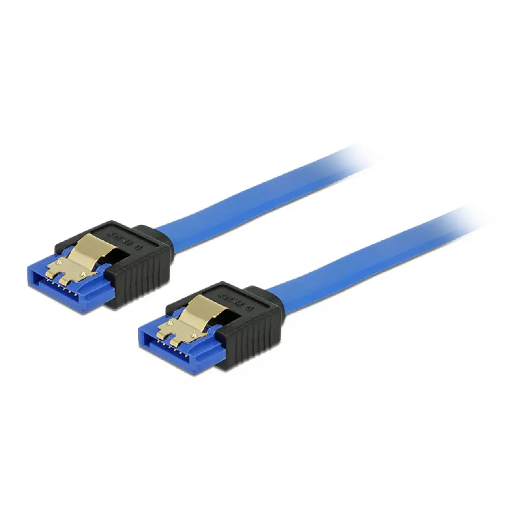 Sata Data Cable 6Gb Straight Blue 20 cm