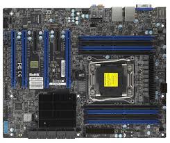 Single 2011-3 ATX workstation moderkort, 8*DDR4, 2*i210 Gbit