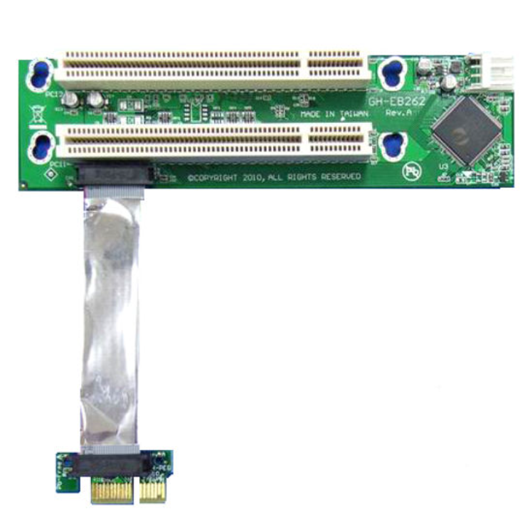 pci e to dual PCI flex raiser