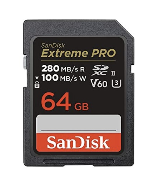 SANDISK Extreme Pro SDXC 64GB - 280MB/s