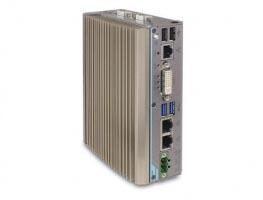 Intel® Pentium® N4200 & Atom® E3950 ultra-compact DIN-rail fanless rugged computer with GbE & PoE