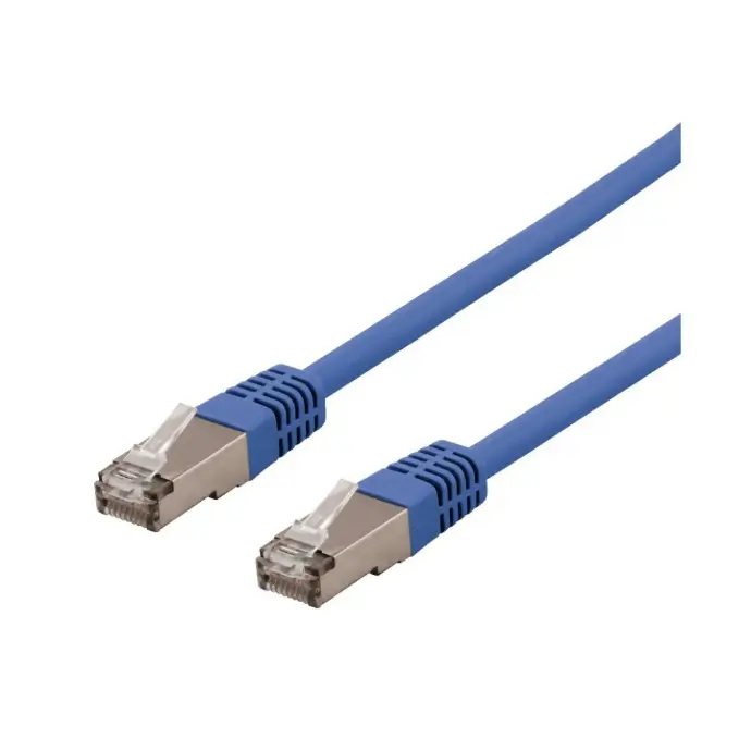 [20947-B-0,5M] 0,5m CAT6A U/FTP ultra flex, Blue jacket