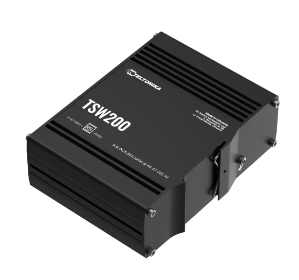 [TSW2000000B0] TSW200 PoE+ Switch 8 GbE, 2 SFP ports