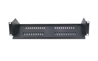 [19-FH22] 19" fast hylla, 2U, 267mm djup, max 8Kg