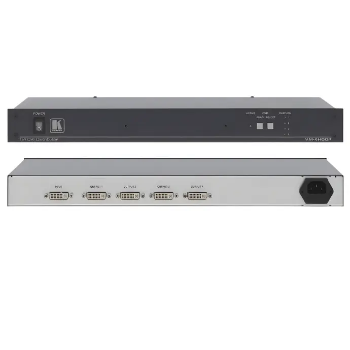 [VM-4HDCP/220V] 1:4 DVI (HDCP) Distribution Amplifier