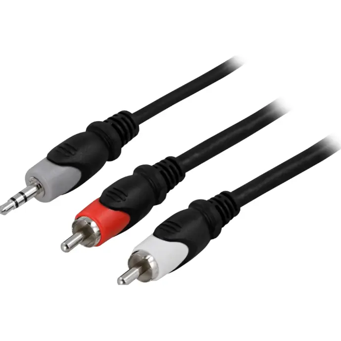 [MM-2D] 3.5MM ST Plug - 2xRCA Plug