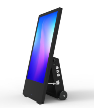 43inch Outdoor Movable Screen With Battery, No Touch