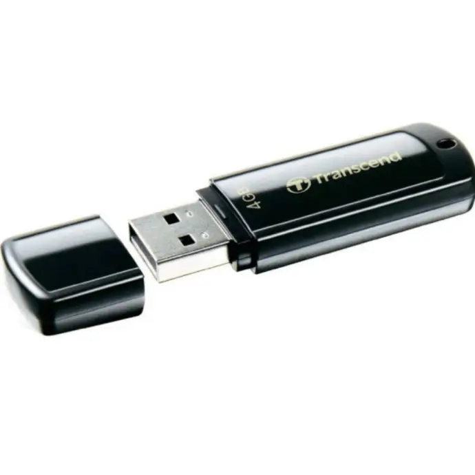 4GB USB Minne - Transcend JetFlash 350 4GB Black.