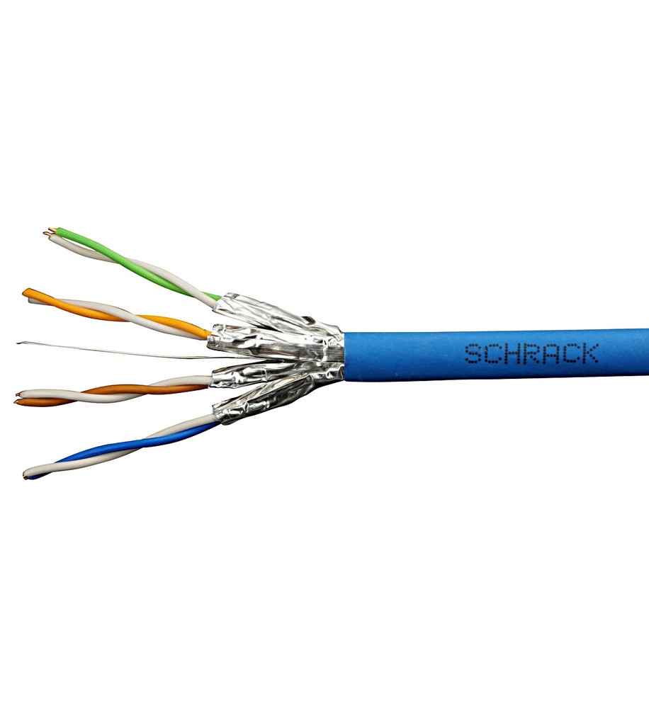 [20947-B-4M] 4m CAT6A U/FTP ultra flex, Blue jacket