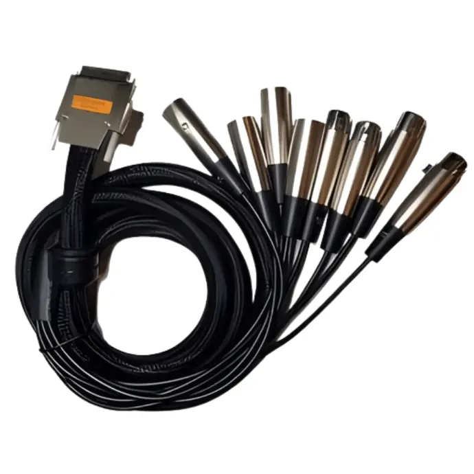 [CBL4022] 68pin VHDCI to 2 stereo XLR in and out, analog, for