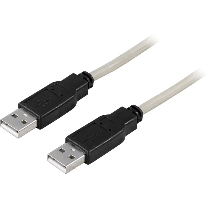 Deltaco USB 2.0-kabel Typ A hane – Typ A hane, 3 m (USB2‑9)