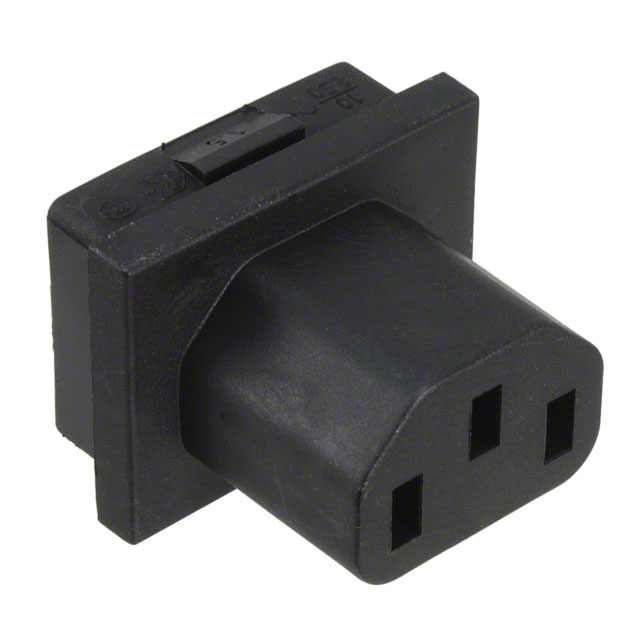 AC-effektinmatningsmoduler Backplane Outlet Snap-in 1.5mm