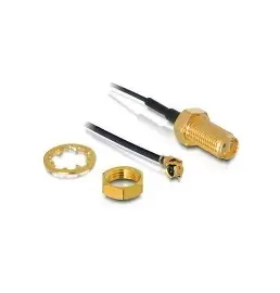 Antenna Cable 350mm. SMA Jack Bulkhead > MHF /U.FL-LP-68