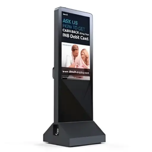 [KID2012] 43” MOVABLE DIGITAL LCD KIOSK ,BLACK COLOR