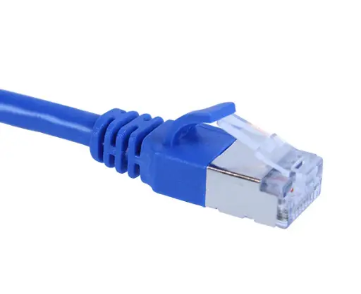 [20947-B-0,75M] 75 cm CAT6A U/FTP ultra flex, Blue jacket