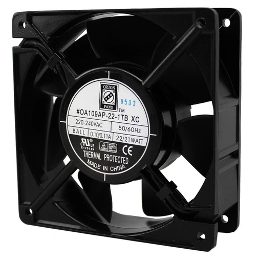 [670-OA109AP221TBXC] Växelströmsfläktar Axial Fan, 120x120x38mm, 230VAC, 131CFM,