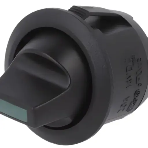 [R13-112LP-02-BBRR-0D-L-1] Knapp ROCKER; SPST; Pos: 2; ON-OFF; 20A/12VDC; black; LED,point; 12V; 50mΩ