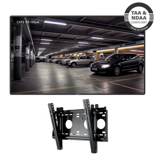 [TTN-5501-VF] Paket: AG Neovo TTN-5501 – 55" 4K Övervakningsskärm + Väggfäste | 24/7 Drift | 400 nits | IK10 | IP22 | Black Friday Kampanj